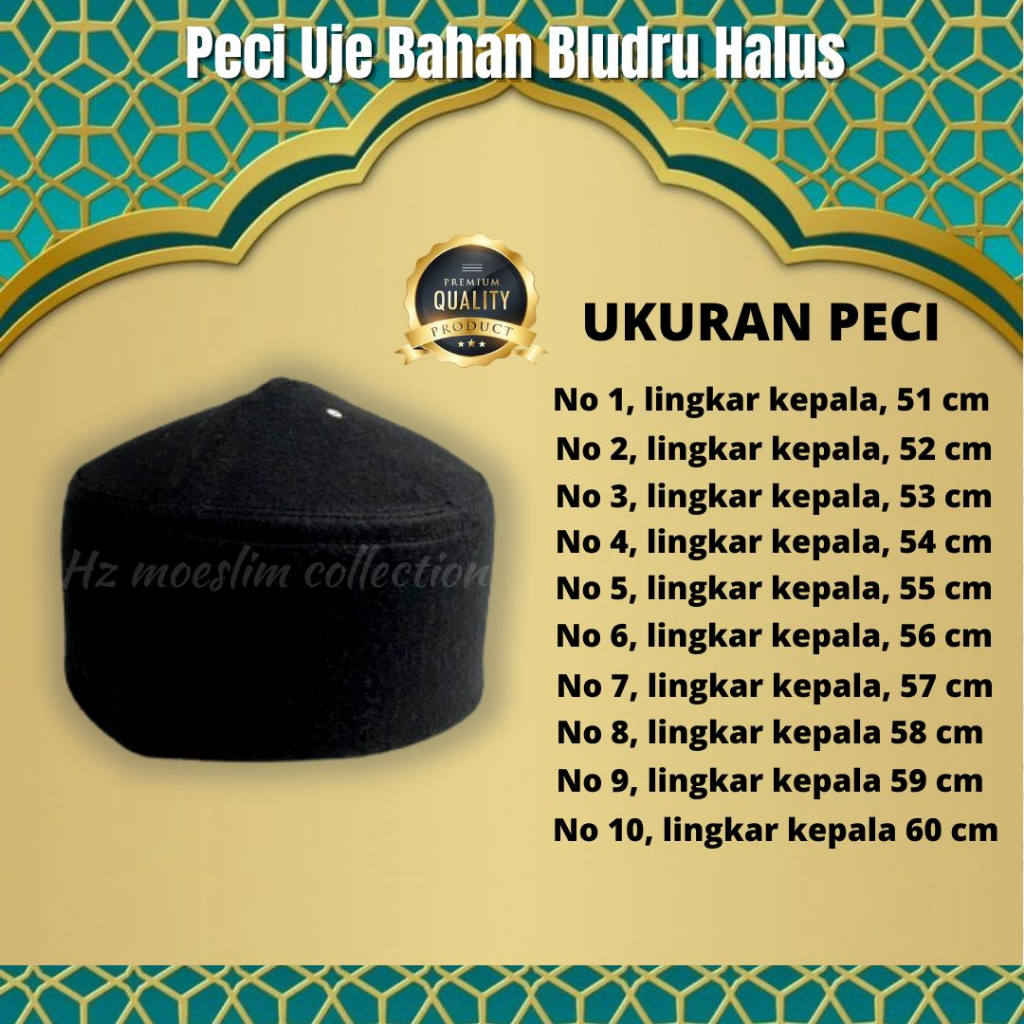 Hot Deals Peci Uje Peci Bludru Peci Uje Polos Songko Kopyah Termurah