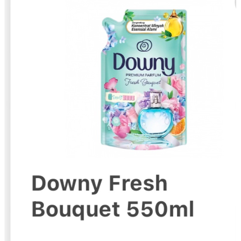 Downy pelembut dan pengharum pakaian refill 550ml