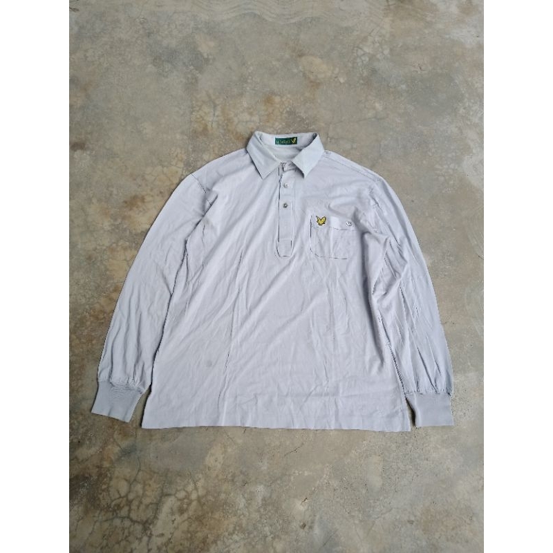 Kaos kerah Lengan Panjang Lyle&Scott Vintage