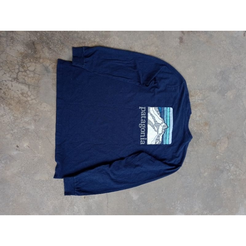 Kaos Lengan Panjang Longsleeve Patagonia Made in Mexico