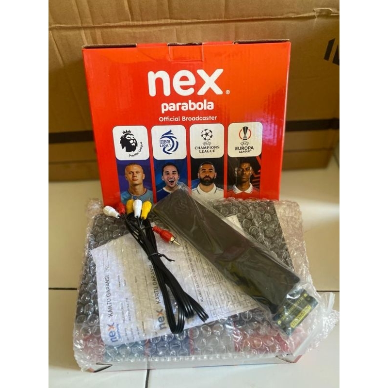 RECEIVER Nex parabola merah recomedasi emnc tv di parabola mini dan parabola besar