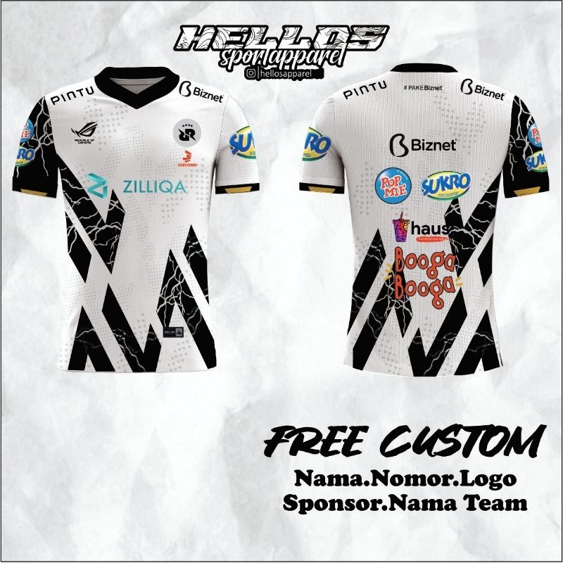 JERSEY GAMING MOBILE LEGEND RRQ CUSTOM