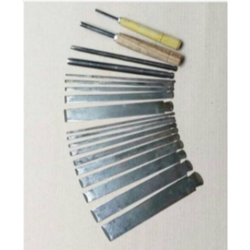 pahat tatah ukir kayu bahan baja serkel