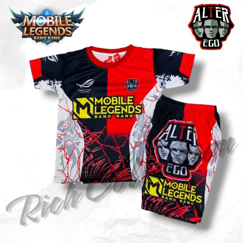 SETELAN BAJU ANAK PRINTING AE MOBILE LEGEND