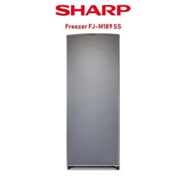 kulkas freezer Sharp 6 rak FJ-M189N-SS / FJ M189 / FJ 189