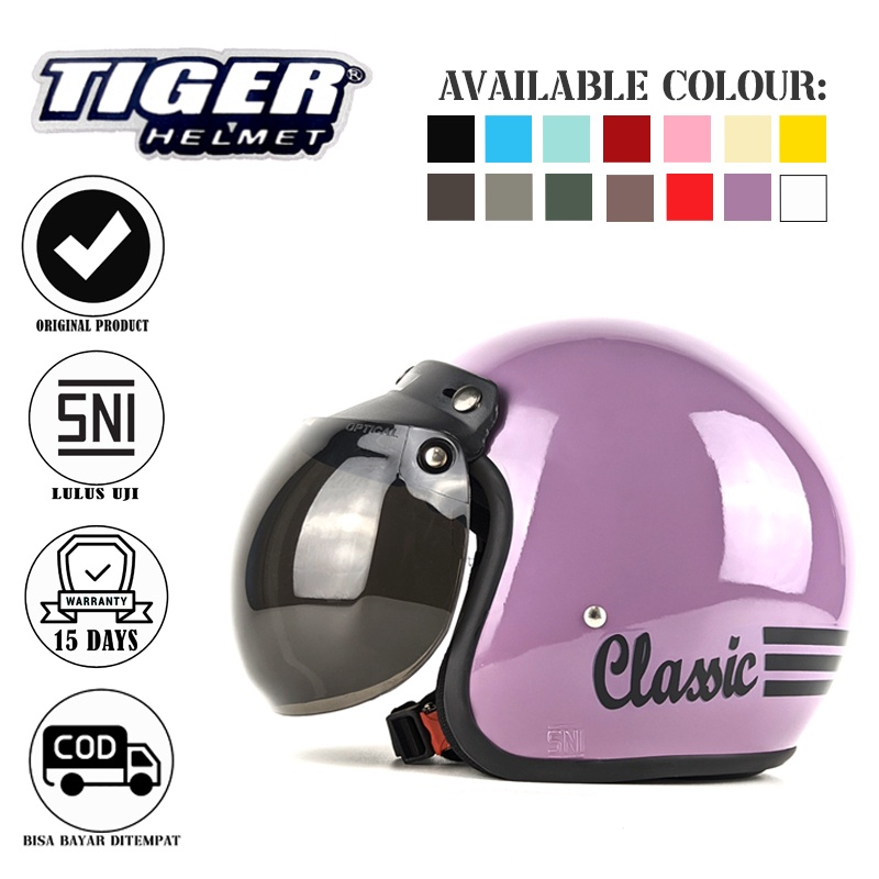 helm bogo retro untuk anak 2-100 tahun warna pink