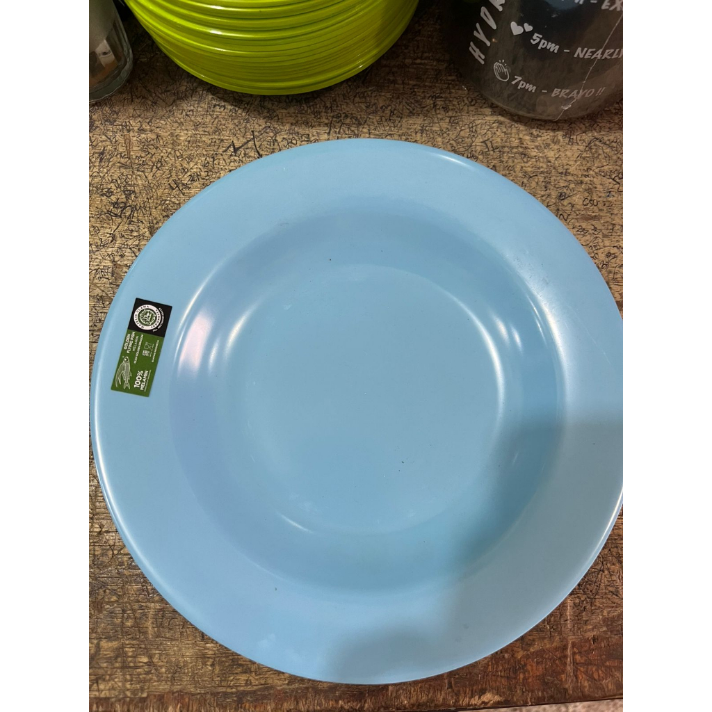 Piring Makan Golden Flying Fish / Piring Melamin 9inch