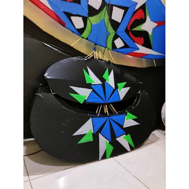 layangan gapangan Pegon semok 1 meter motif