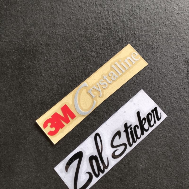 sticker 3m crystalline sticker cutting