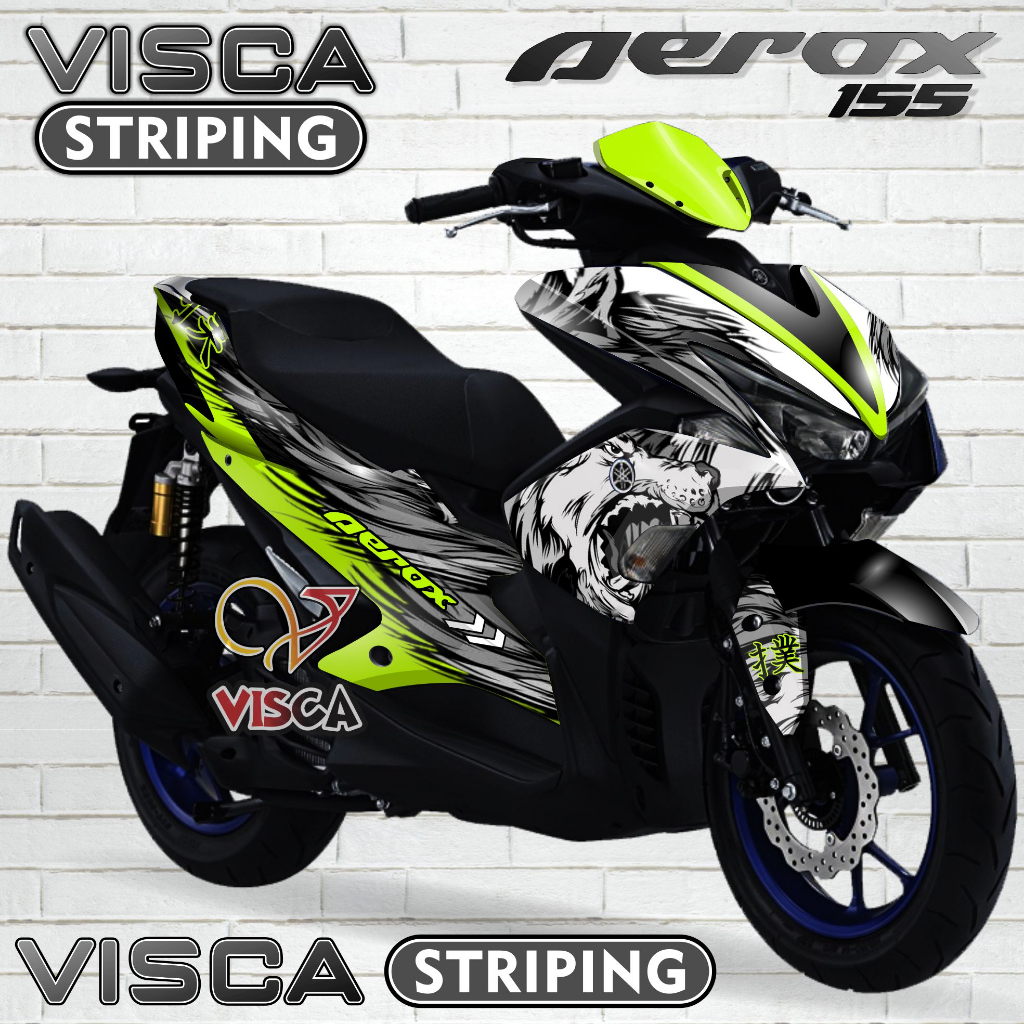Decal Aerox 155 Old Full Body - Stiker Aerox 155 Old Keren - Striping Aerox 155 Old Variasi - Decal 