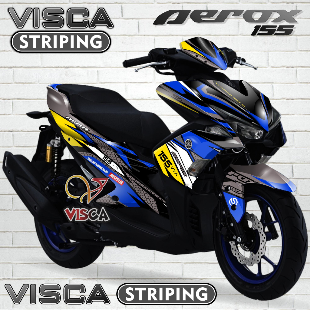 Decal Aerox 155 Old Full Body - Stiker Aerox 155 Old Keren - Striping Aerox 155 Old Variasi - Decal 