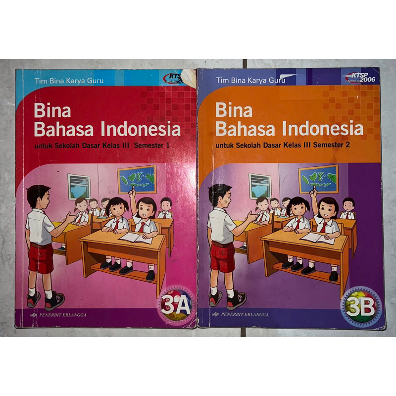 Buku KTSP 2006 Kelas 2 SD (2 buku)