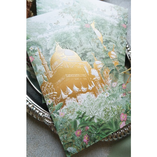 

Angpau Mosque Forest*Foil Emas Mosque*Bahan JASMINE/ASTER