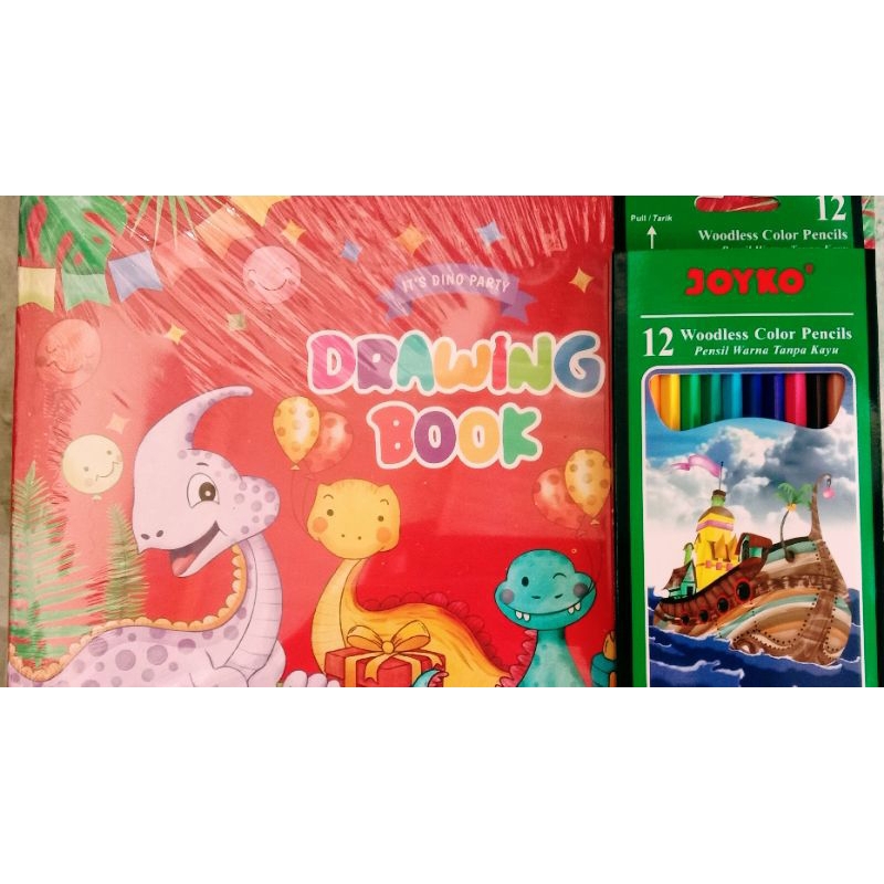 

PAKET BUKU GAMBAR & PENSIL WARNA