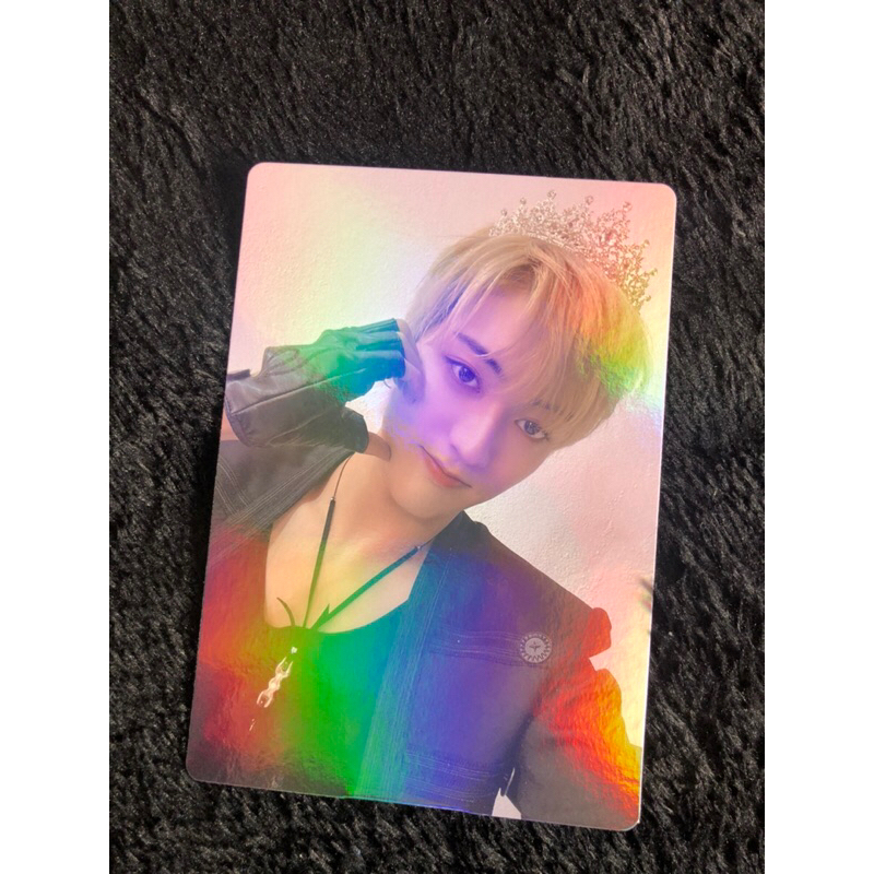 OFFICIAL POSTCARD HOLO POB WEVERSE HARUTO TREASURE SECOND FULL ALBUM REBOOT