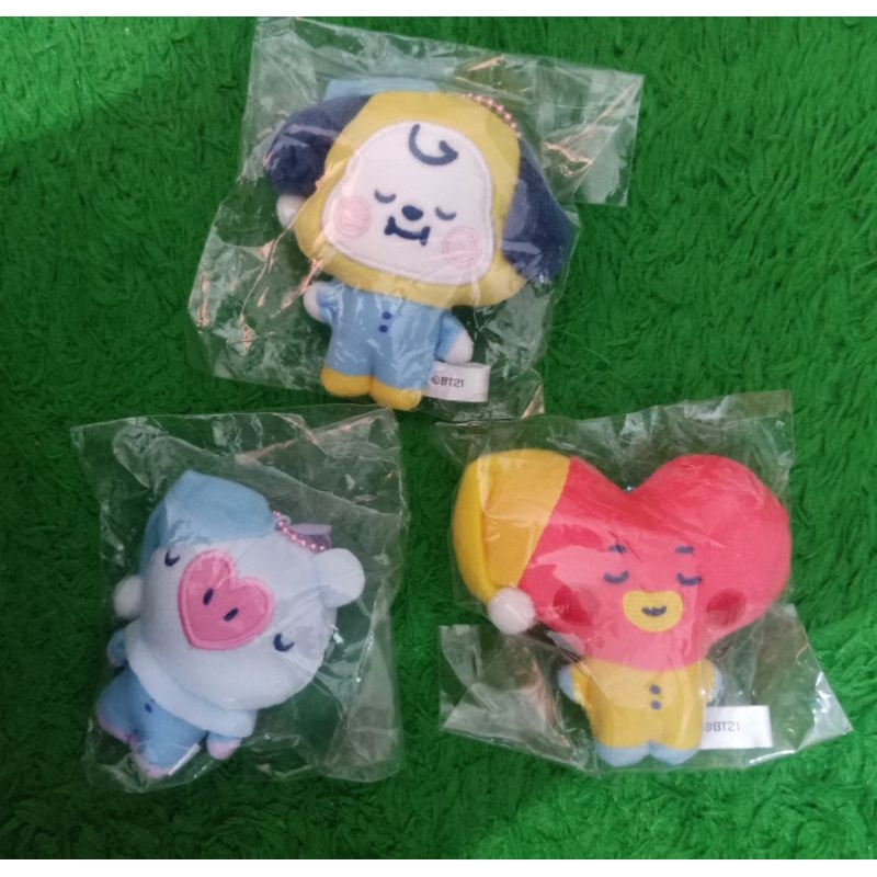 READY STOCK KEYRING BT21 FUWA FUWA OFFICIAL TATA CHIMMY MANG