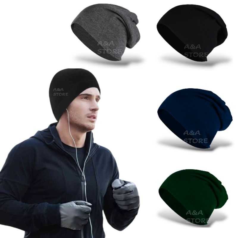 Kupluk Dewasa Pria Dan Wanita Kupluk Rajut Polos