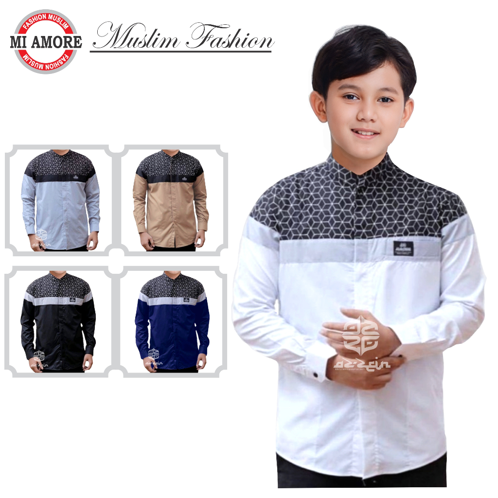 Baju Koko Anak Usia 5 Sampai 14 Tahun Baju Koko Putih Anak Laki Laki Baju Koko Anak Lengan Panjang