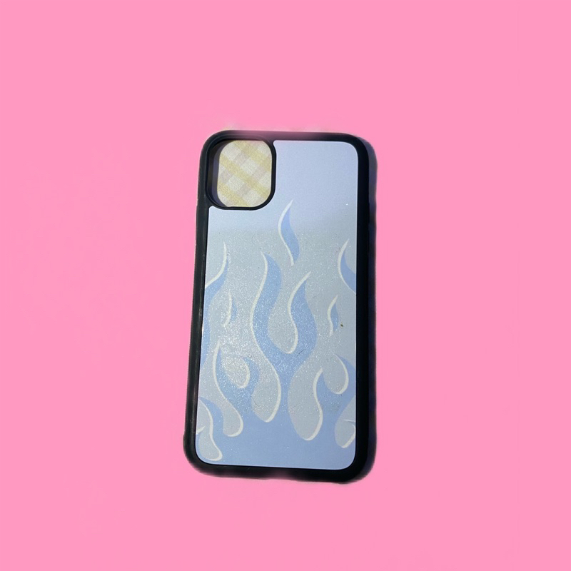Casing Handphone Blue Fire Iphone 11