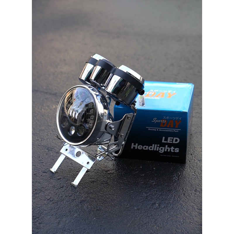 Headlamp ninja batok lampu ninja lampu ninja r ss set daymaker 7inch batok ninja set speedo import k