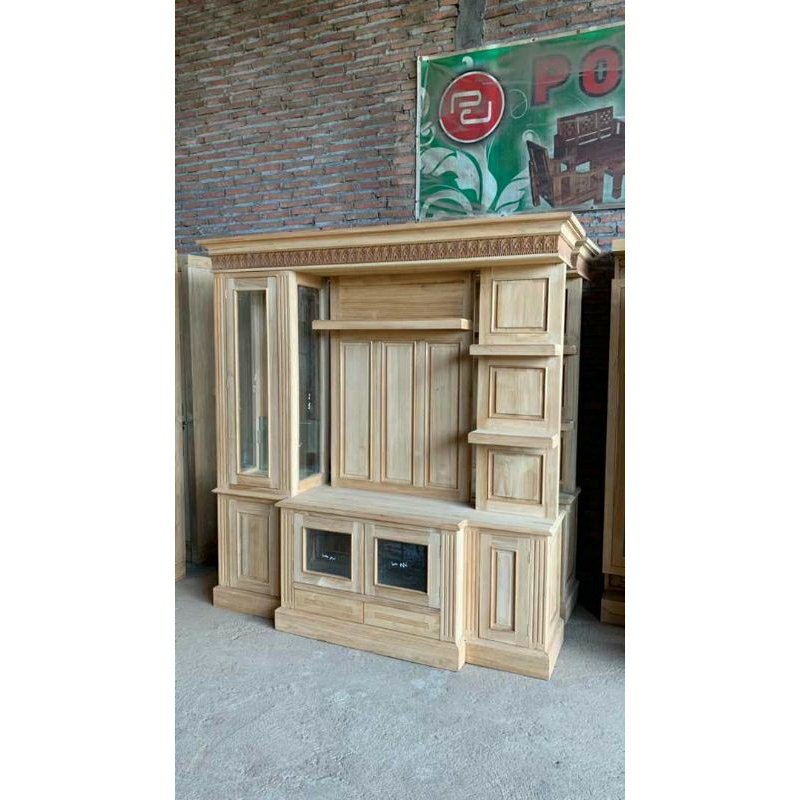 partisi/backdrop/penyekat ruang/kursi tamu/almari pakaian/furniture elegan