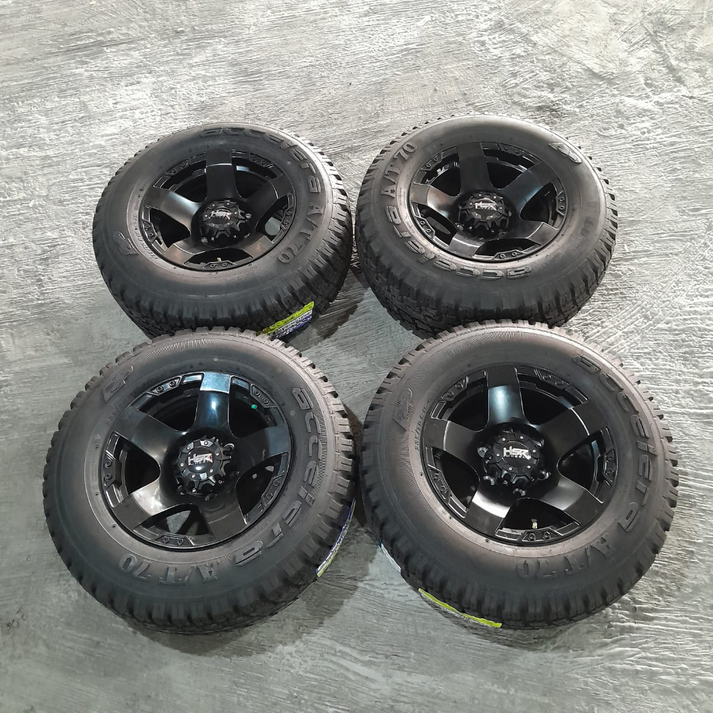 Velg Mobil Bekas Rasta Ring 15x8 Pcd 6x139,7 Ban Accelera A/t 235 70 R15 Buat Blazer Dmax Phanter