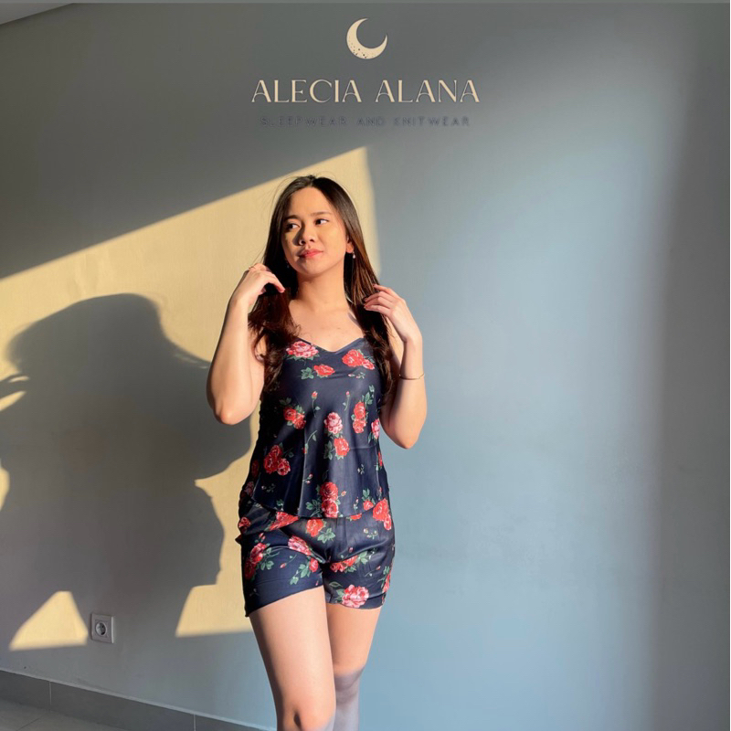 Setelan Kimono Satin - Baju Tidur Satin Premium - Sleepwear Sexy