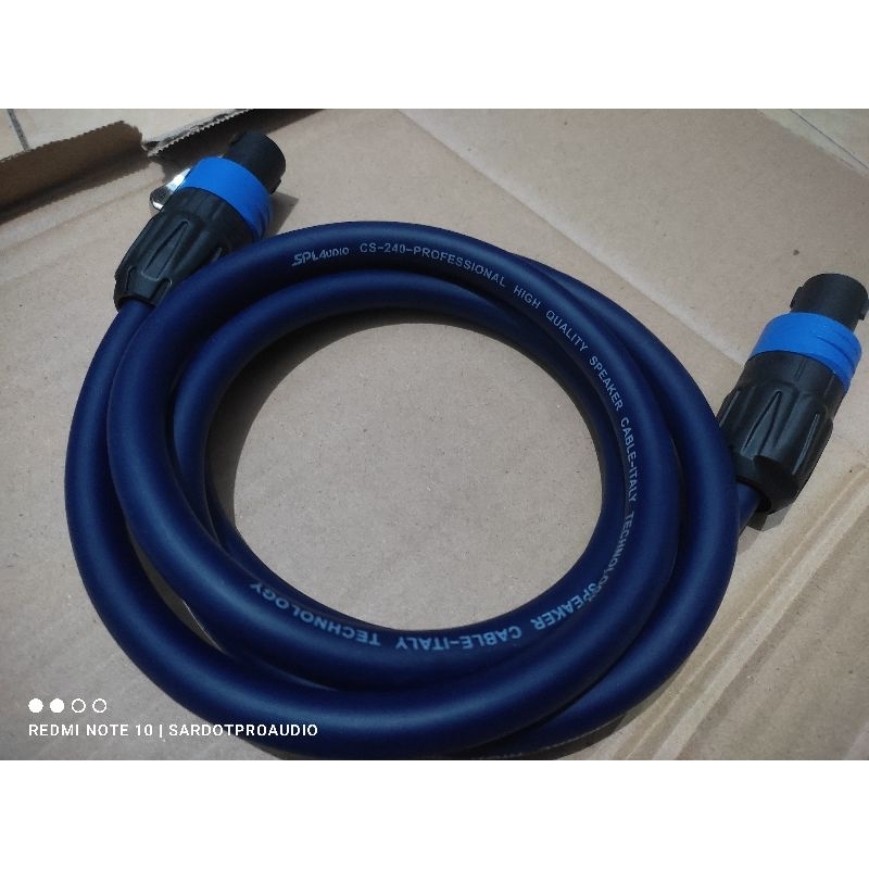 Kabel Speaker 2x4 SPL AUDIO lengkap Speakon