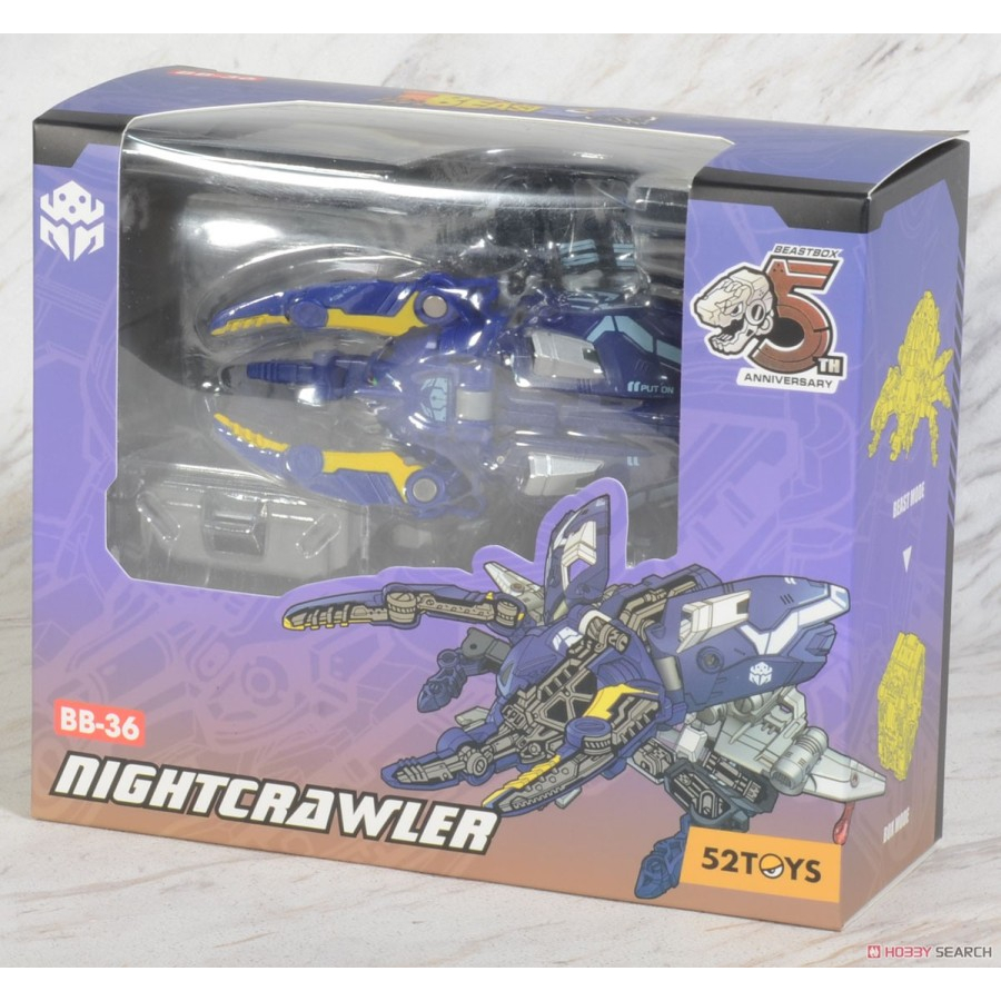 52Toys Beastbox BB-36 Nightcrawler Figure kumbang biru