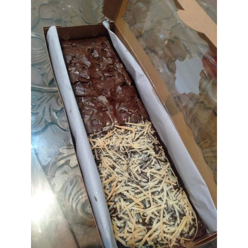 

brownies ukuran 30x10||brownies panggang||brownies art by lena||brownies fudgy shiny