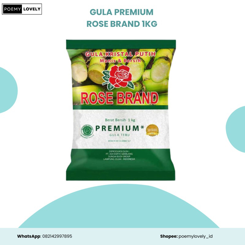 

GULA MERK ROSE BRAND 1KG