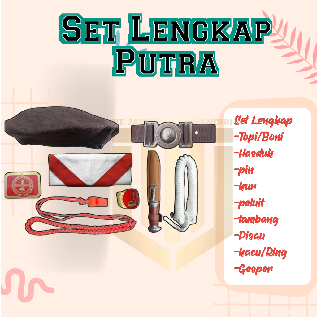 

set perlengkapan atribut lengkap pramuka siaga anak laki laki perempuan sekolah sd kelas 1 2 3 4 5 6 / perlengkapan kumplit pramuka pramukaan anak siaga lengkap sekolah sd kelas 1 2 3 4 sd laki laki perempuan