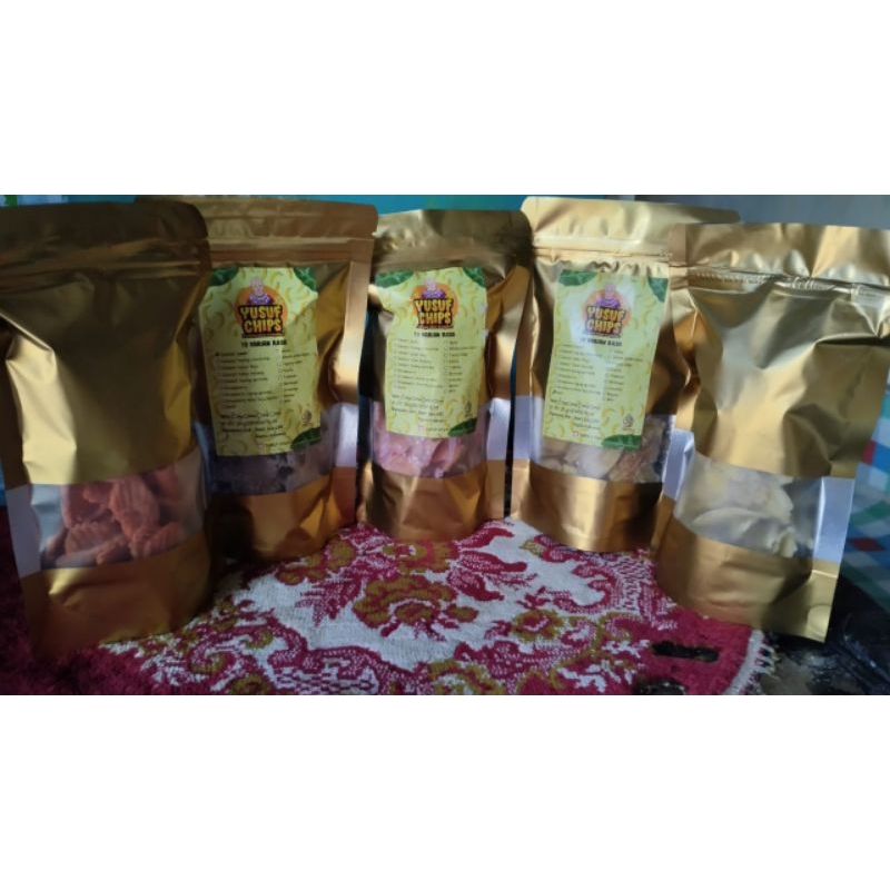 

(KEMASAN)keripik pisang by yusuf chips 150gr