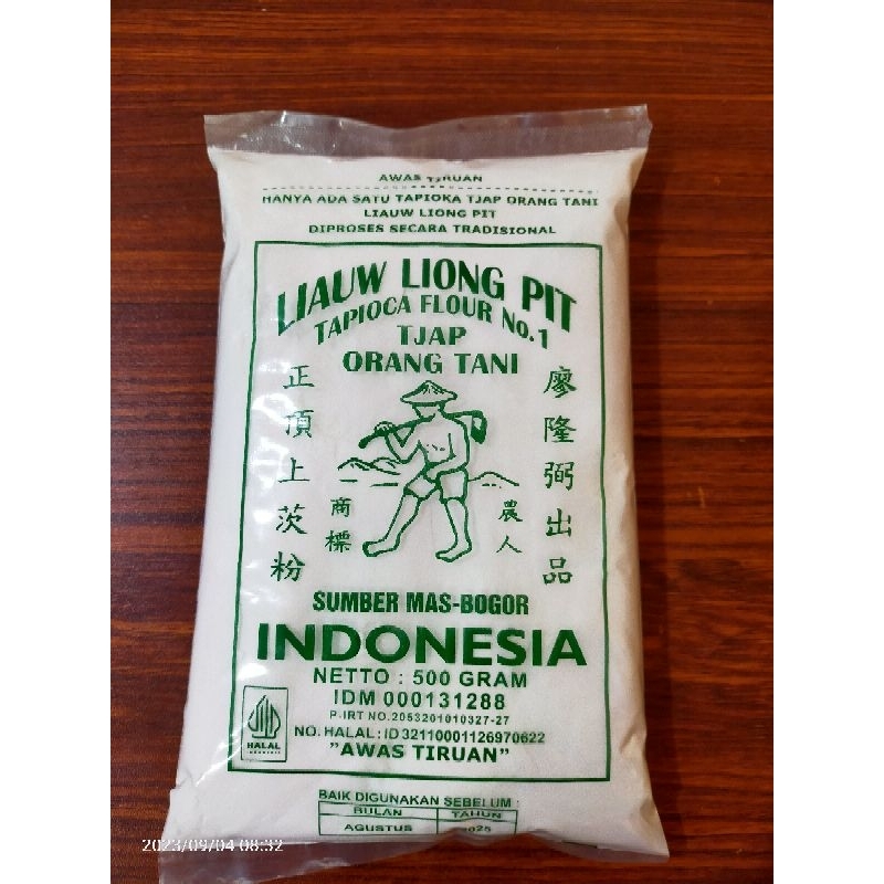 

TEPUNG TAPIOKA / LIAUW LIONG PIT TJAP PAK TANI 500 gr