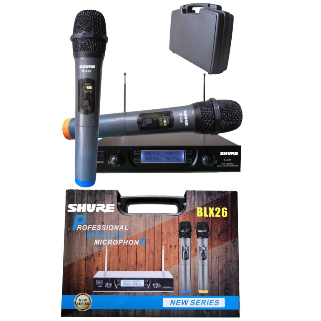 MIC WIRELESS SHURE BLX 26 BLX26 MIC SHURE BLX26