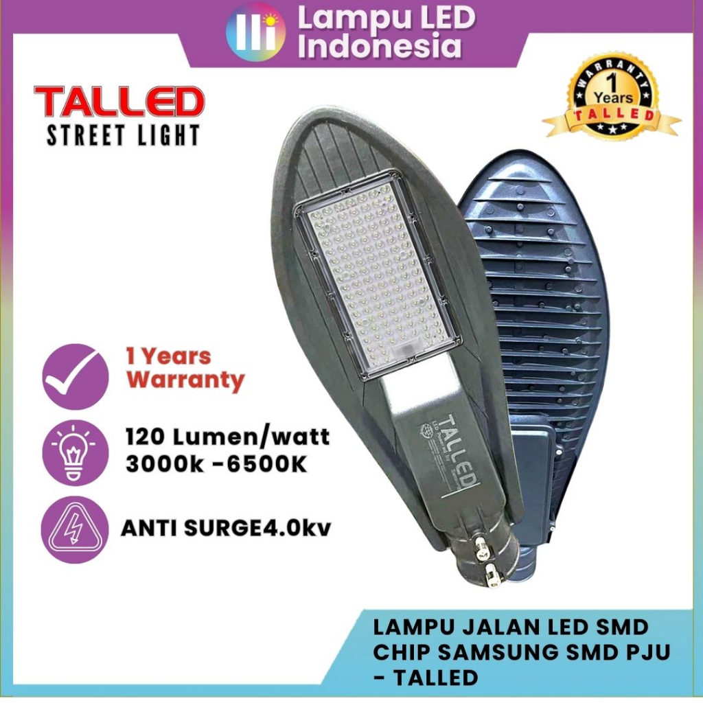 LAMPU JALAN CHIP LED SAMSUNG SMD PJU TALLED 60W 70W 80W 100W TALLED