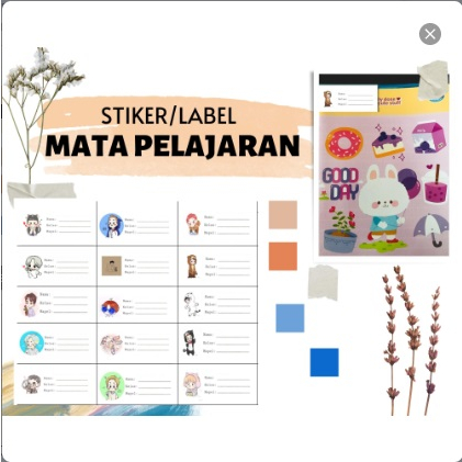 

[15 PCS] STIKER LABEL MATA PELAJARAN KOREA-STIKER MATA PELAJARAN AESTHETIC-STIKER MAPEL-LABEL MAPEL