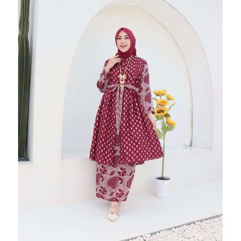 ARUMY  SET ROK VISCOSE / SETELAN BATIK PREMIUM
