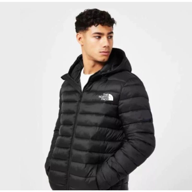 Jaket Gunung Puffer Parasut Inner Dacron Silicon merek The North Face