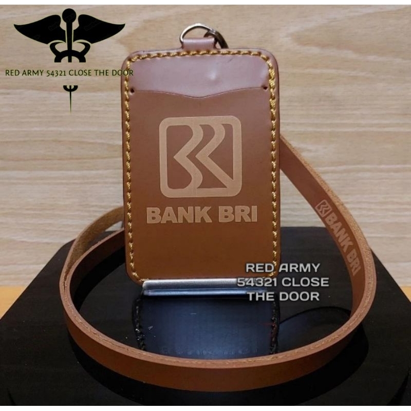 

ID Card Holder Tali Lanyard Name Tag Logo BANK BRI