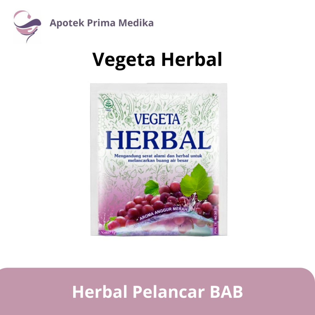 

Vegeta Herbal Rasa Anggur - Obat Pelancar BAB