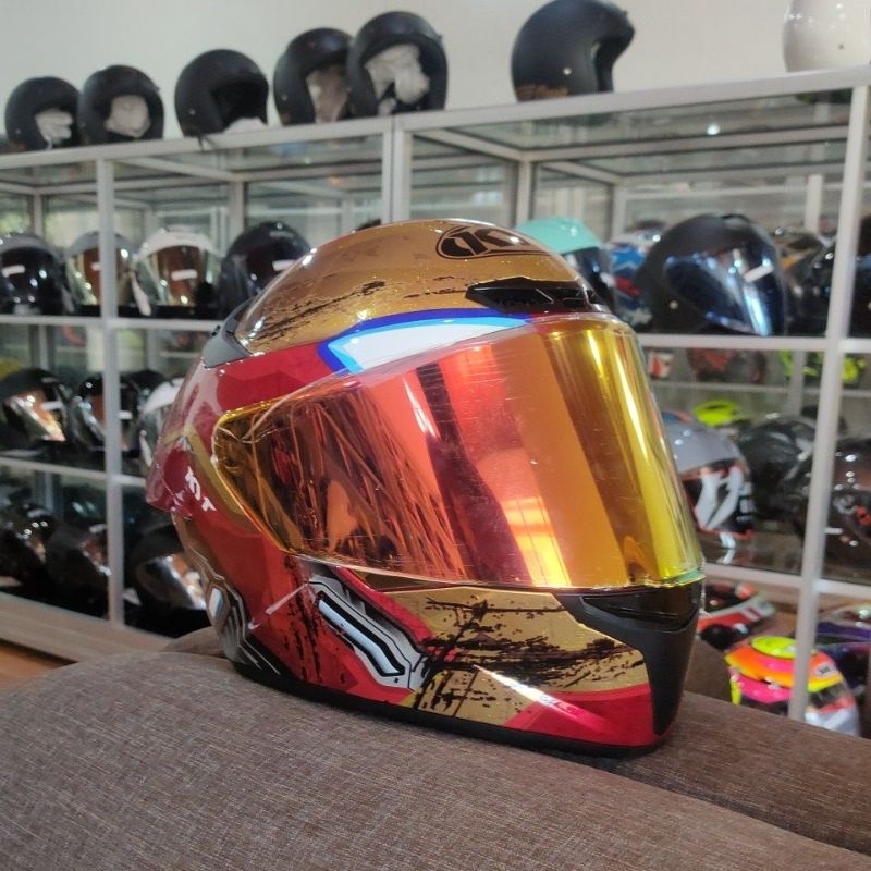 HELM KYT TT COURSE IRON MAN Original