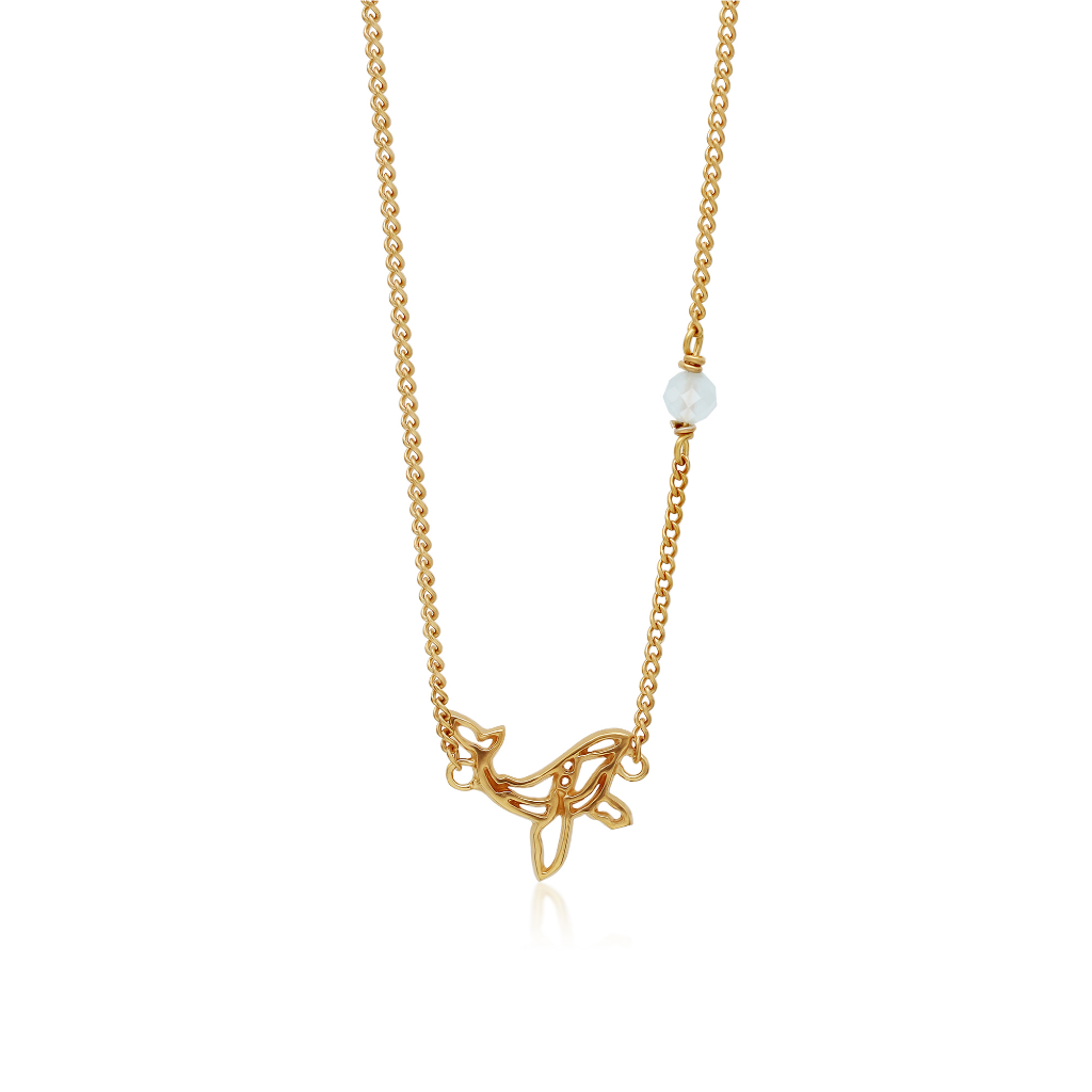 Bedoco Whale Silhouette Silver Necklace | Kalung Sterling Silver 925