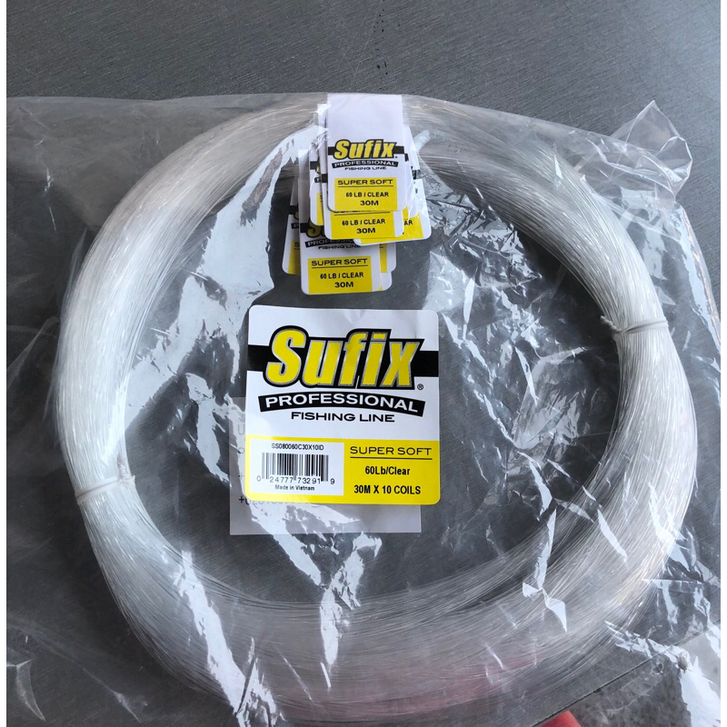 SUFIX 30x10 60LB CLEAR
