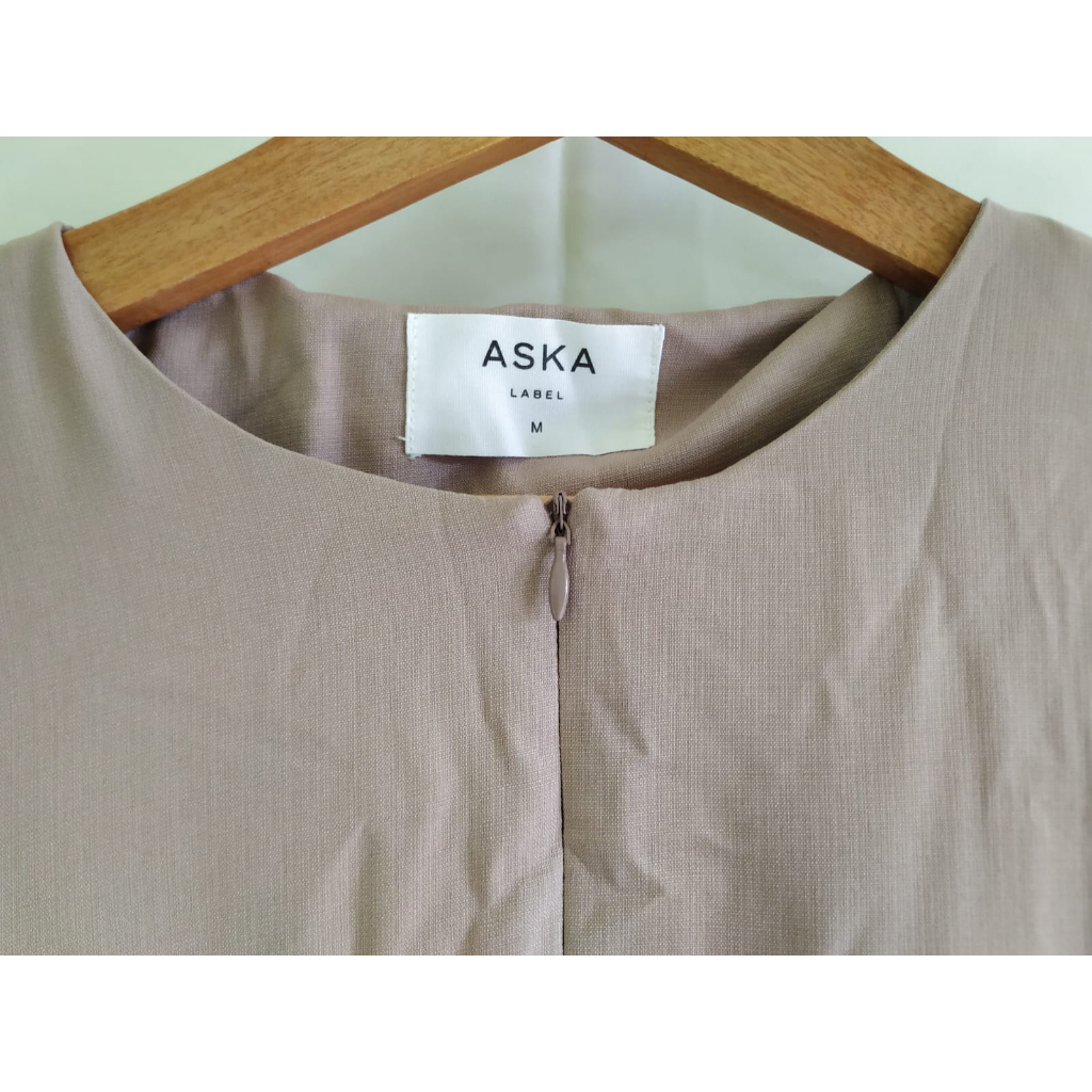 NEW Maxi Basic Dress ASKA Label Gamis Panjang