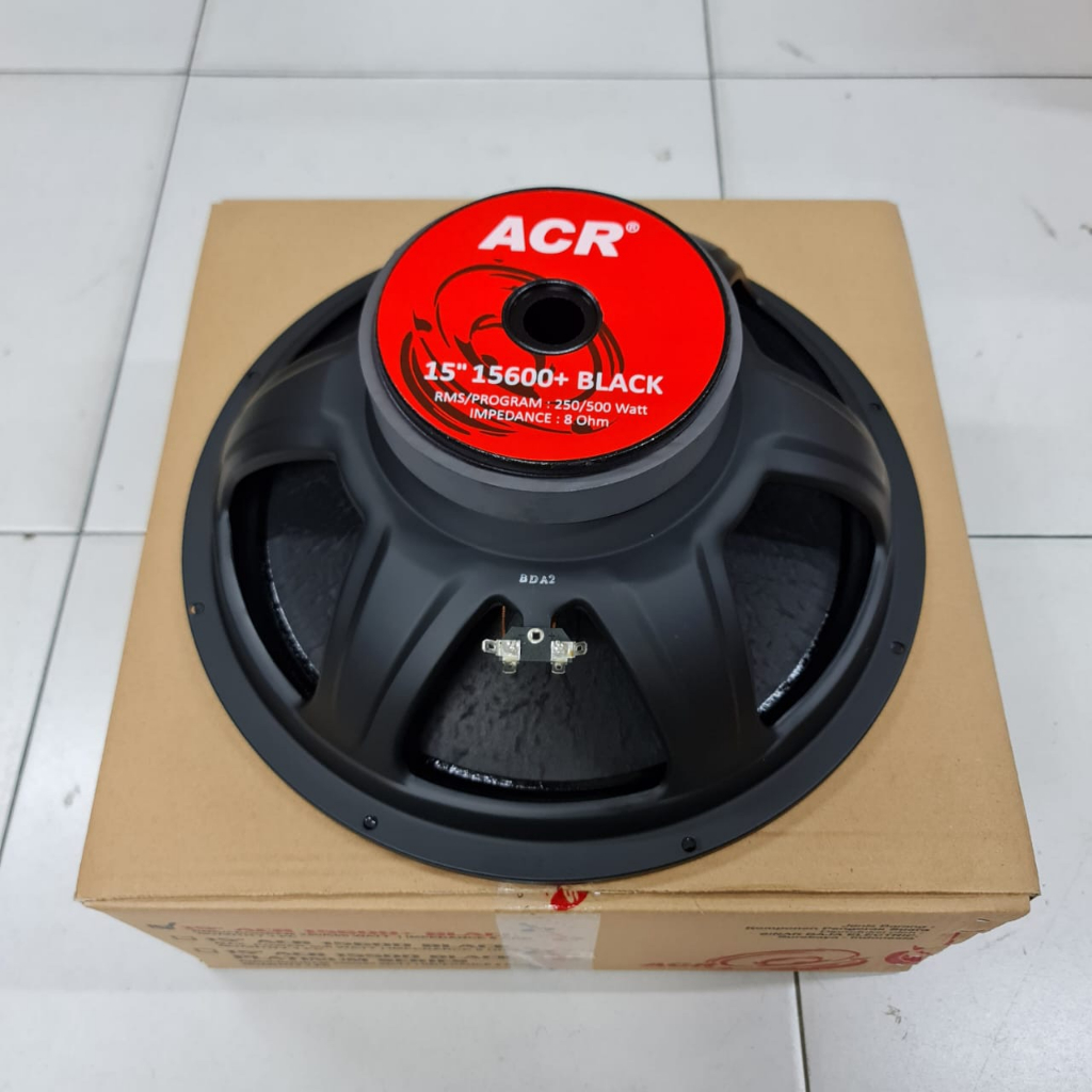 Speaker ACR 15600 + Plus Black / Speaker 15" ACR 15600+ Tambah 15 in
