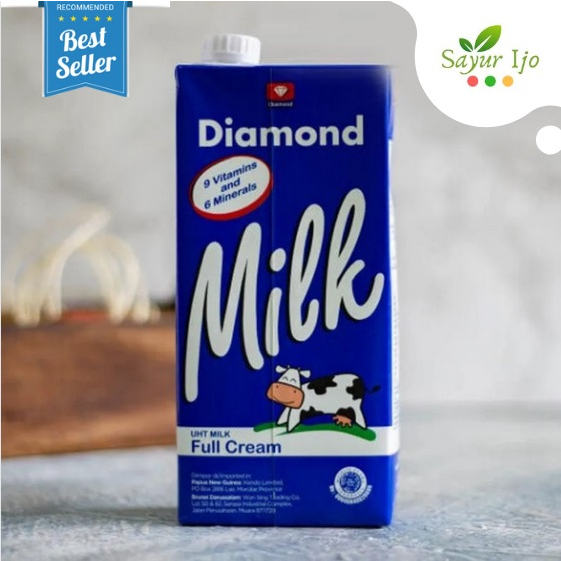 

DIAMOND Milk Uht Full Cream 1 Liter / Kotak Fresh Susu Sapi Segar