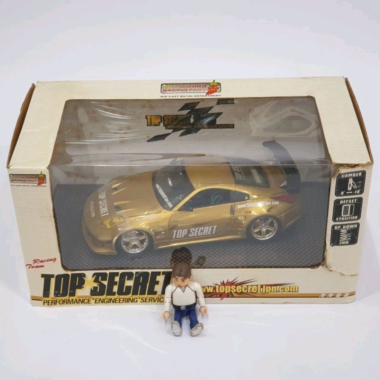 Diecast Hotworks Top Secret Nissan Fairlady 350Z Gold
