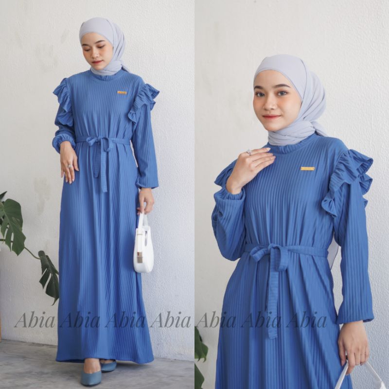 READY MELVA DRESS // GAMIS KNIT // GAMIS MURAH // GAMIS KNIT TERBARU // GAMIS MUSLIM MURAH