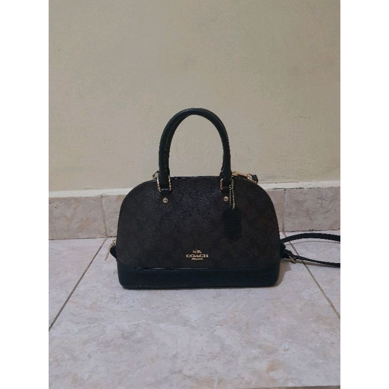 Tas Coach Sierra Mini Signature Preloved Second